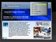 Tablet Screenshot of controlwise.com